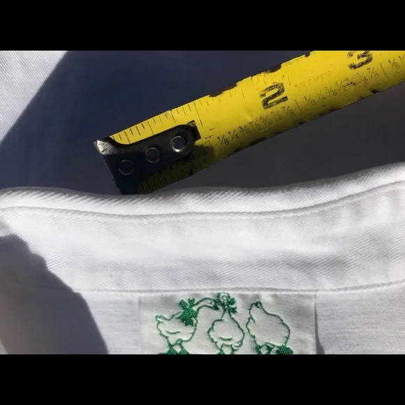 VTG Quacker Factory Clover & Button Covers Shirt SZ SMALL St.Patrick’s Day Irish - Picture 6 of 7